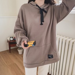 라벨 기모 후드티셔츠 DM-211130